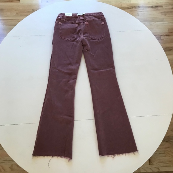 NWT LOVERVET WINE MID RISE BOOTCUT TRAIL JEANS - Picture 7 of 14